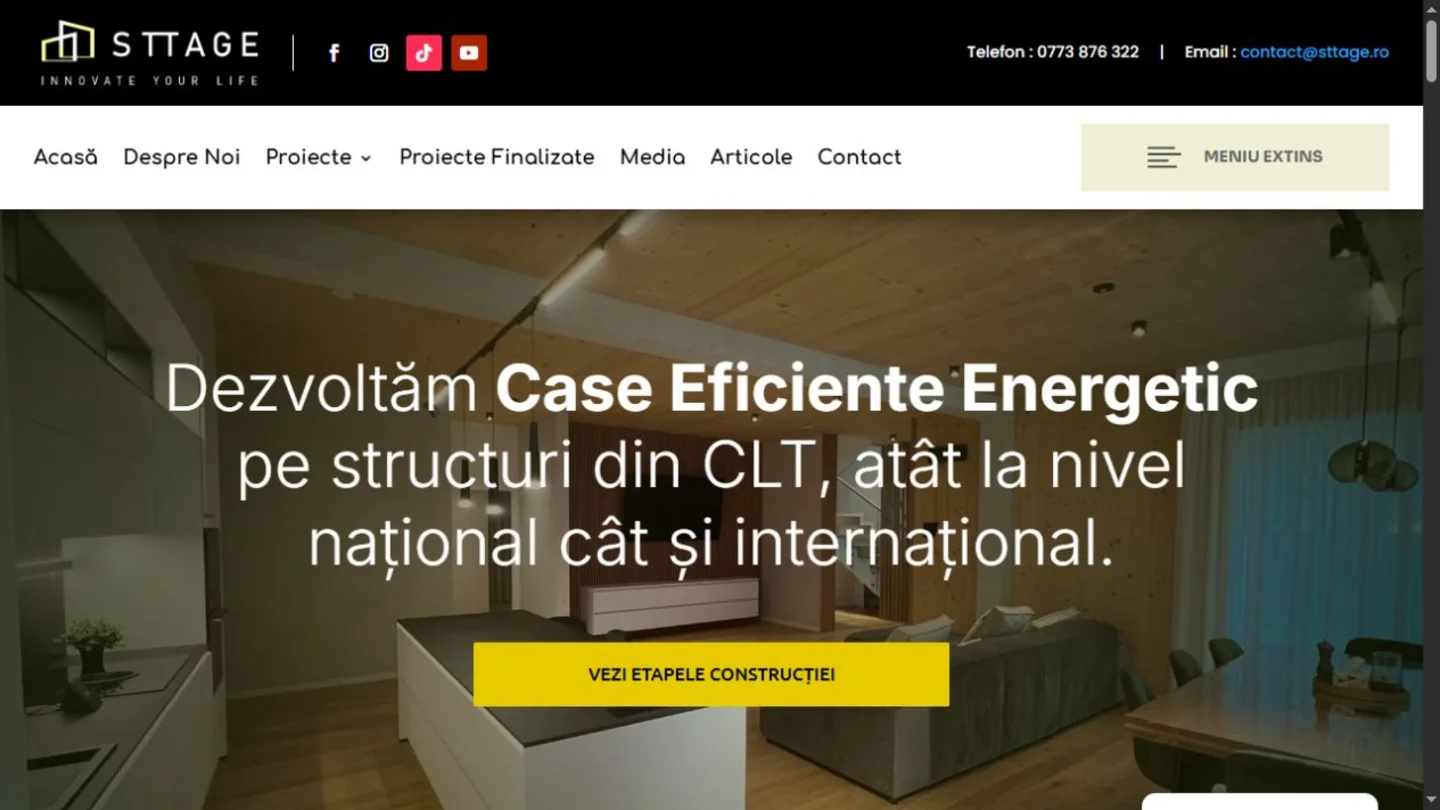Site-ul Sttage pentru case eficiente energetic